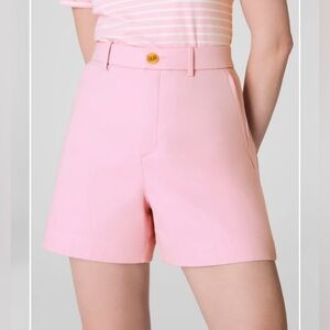 SPANX Stretch Twill Shorts in Fleur